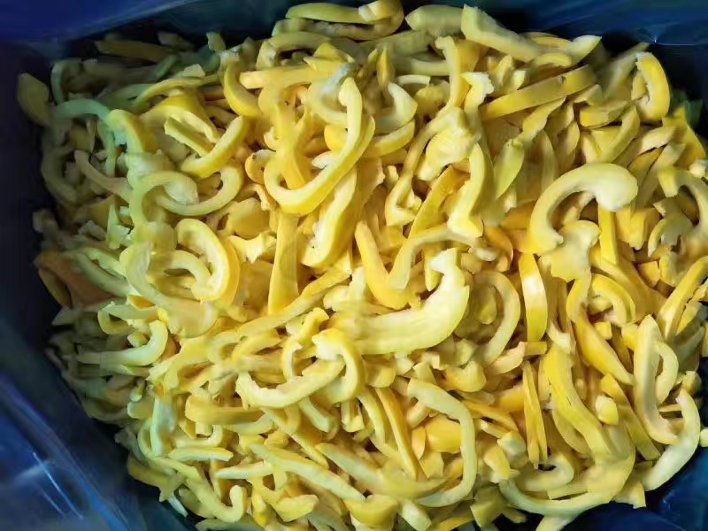 IQF YELLOW PEPPER STRIPS